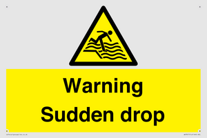 Warning Sudden drop